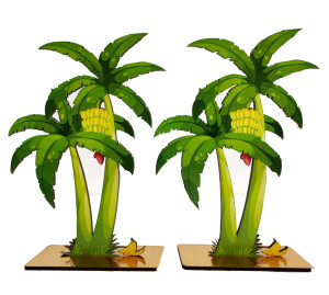 Banana Tree Decorative Standee Set – Pack of 2